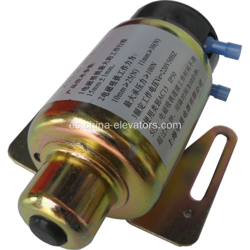 Solenoide electromagnético XS1-25 para gobernadores de ascensores de MRL